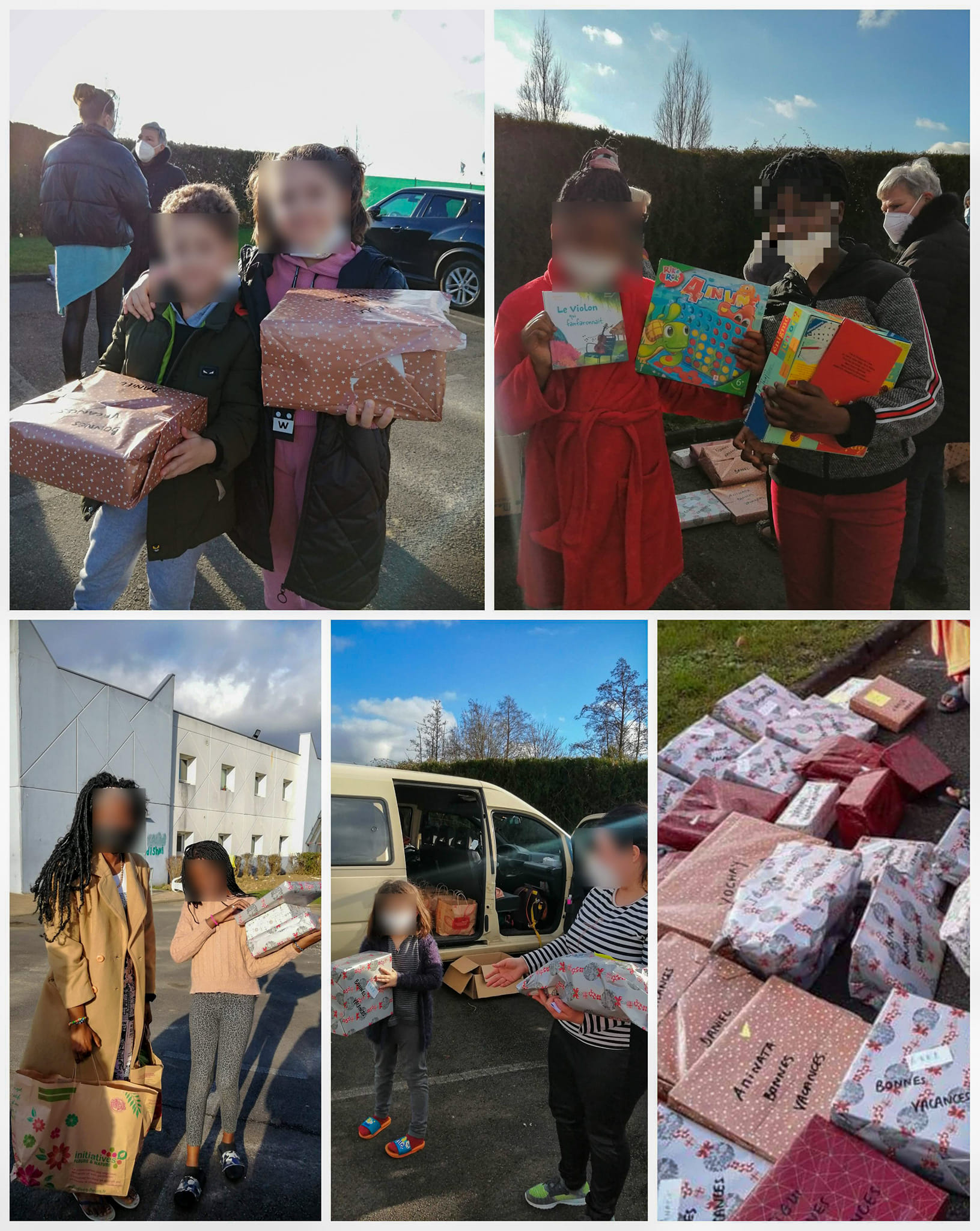 noel de l'association CI SOl association ci sol distribution cadeau de noel